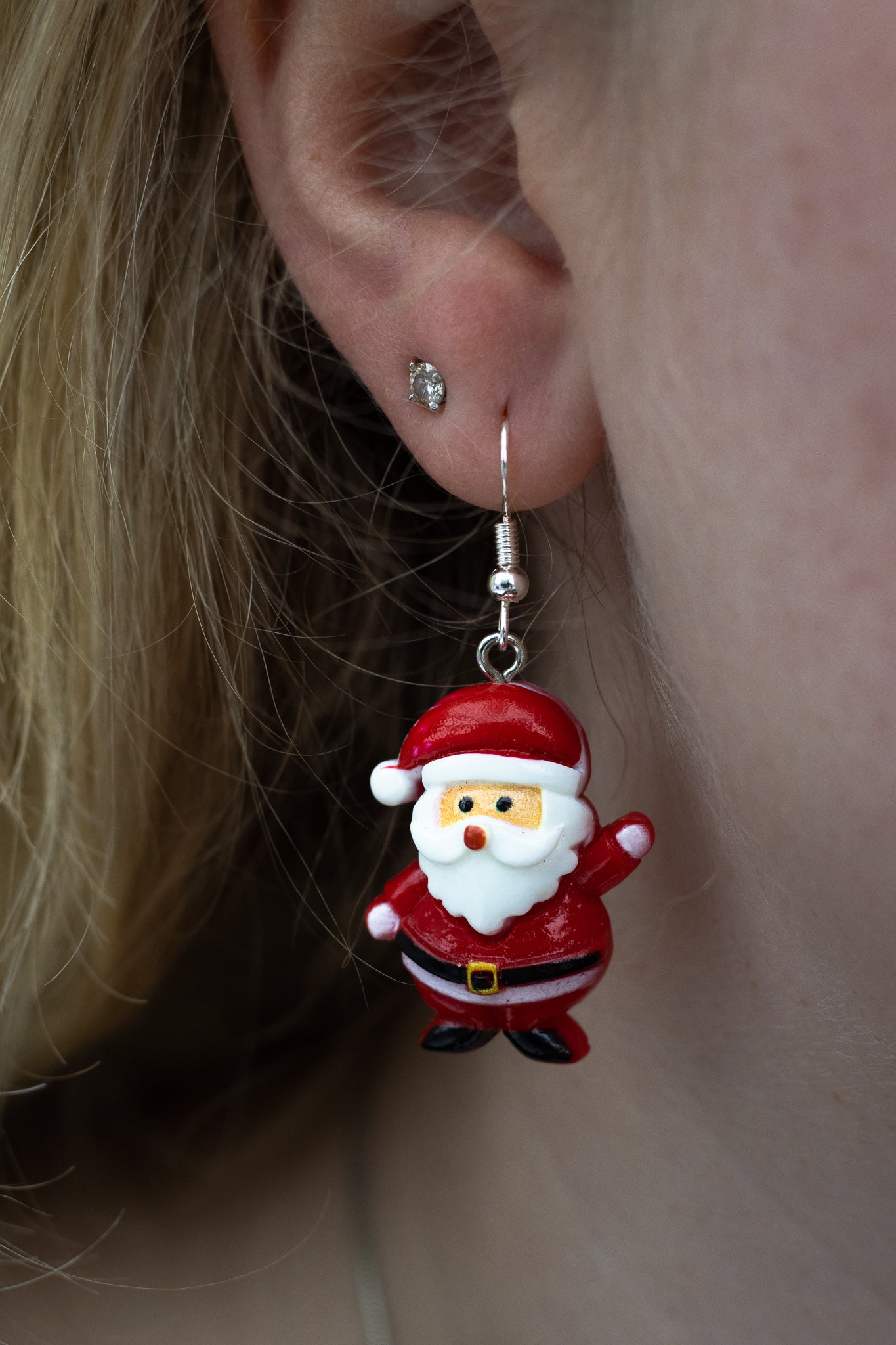 Santa Earrings