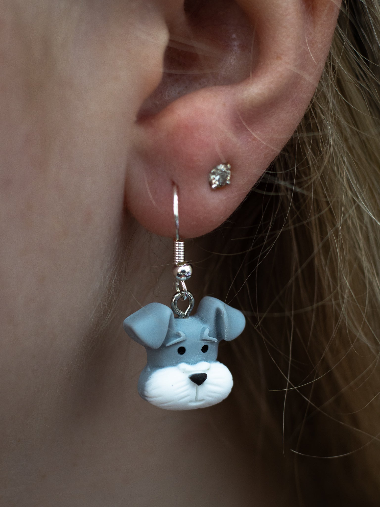 Dog Earrings