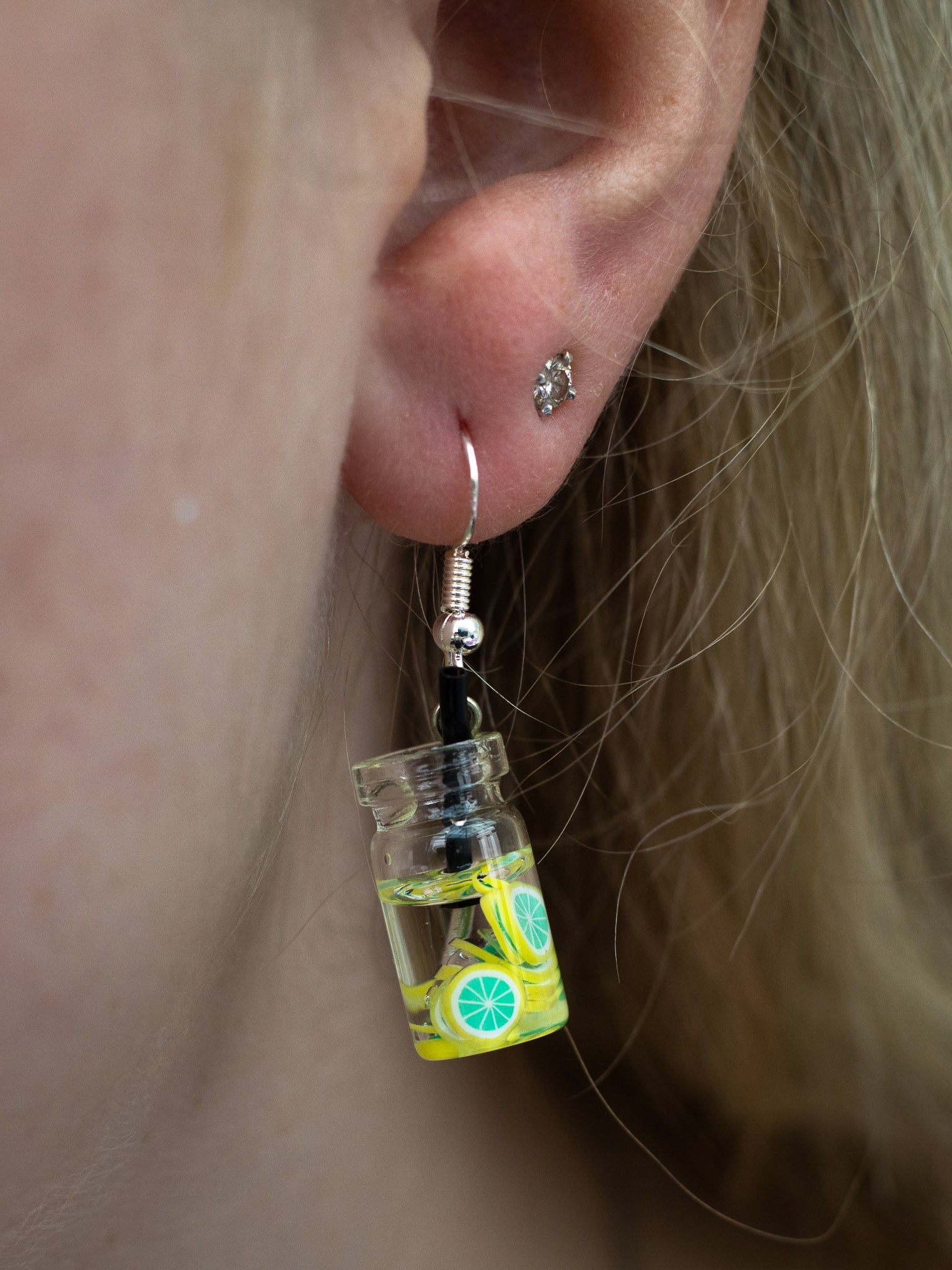 Boba Tea Fruit Earrings