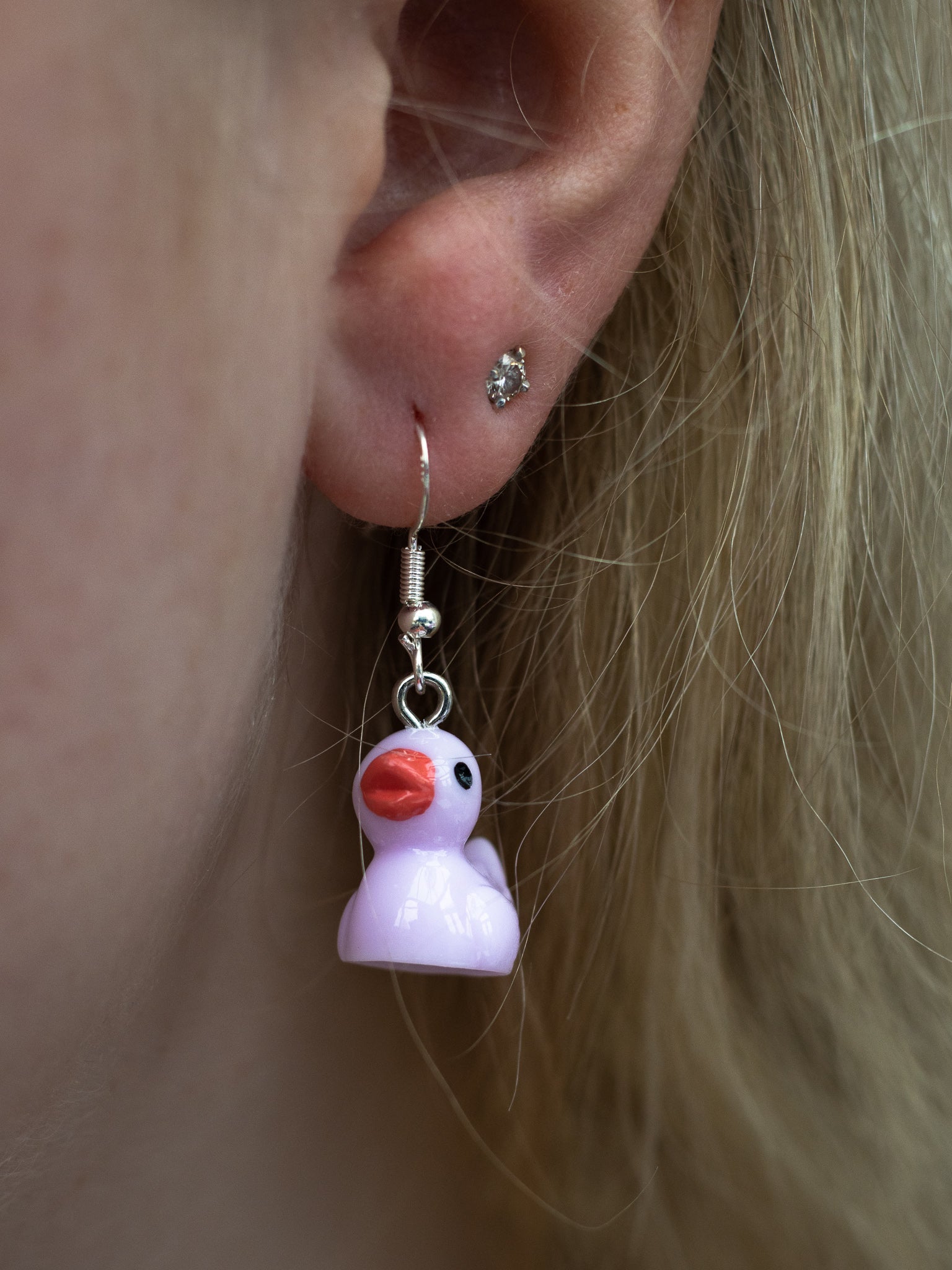 Duck Earrings