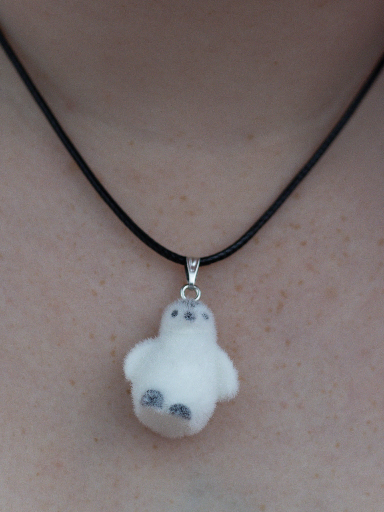 Fluffy Penguin Necklace