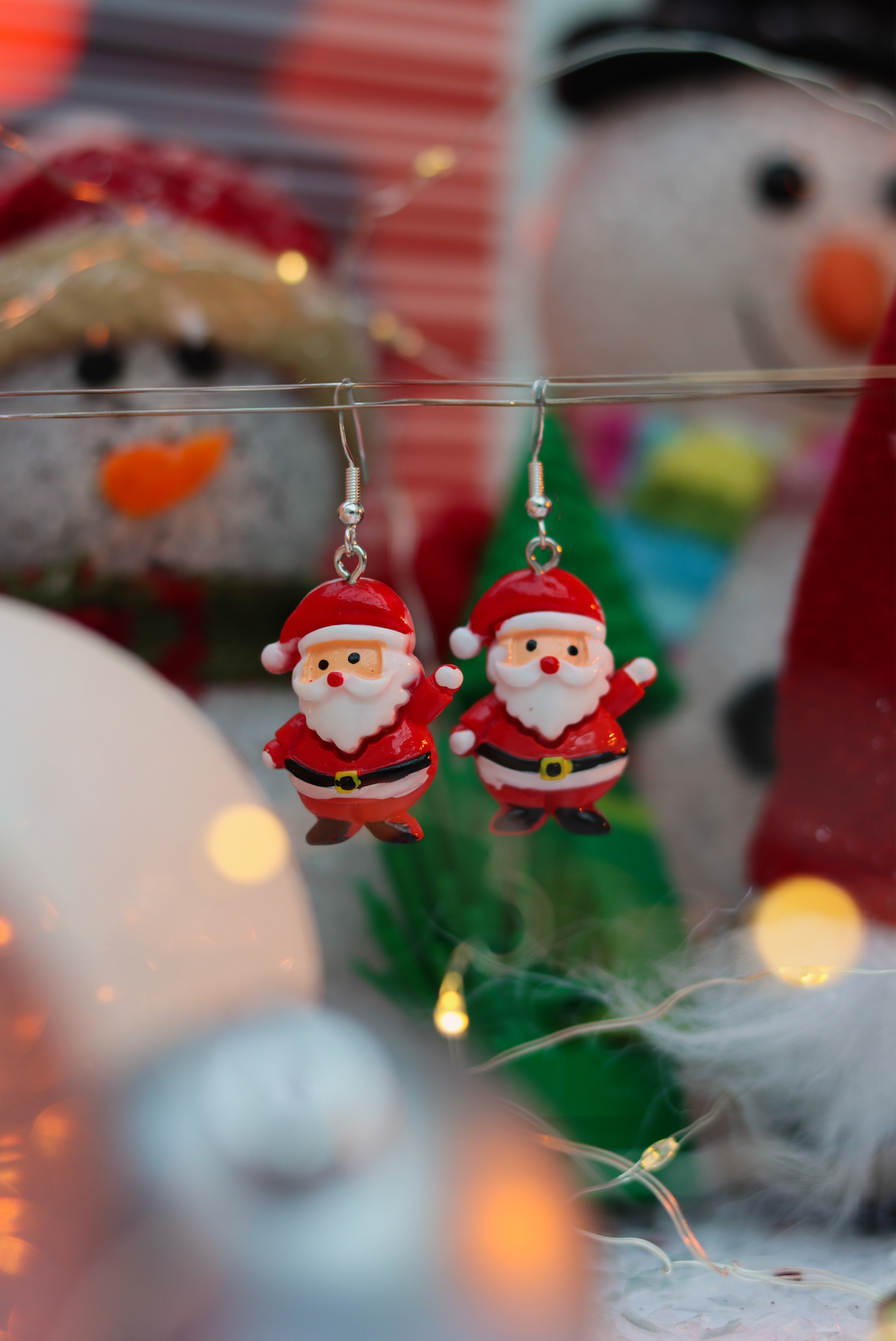 Santa Earrings