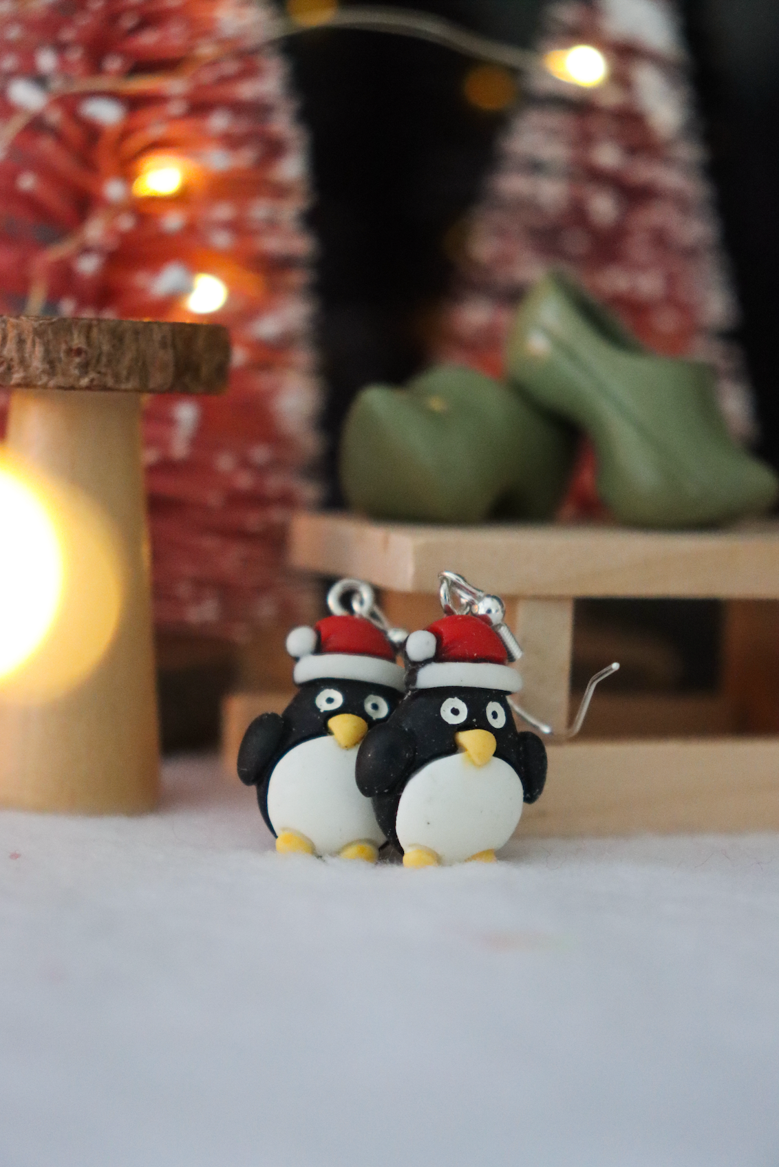 Penguin Earrings