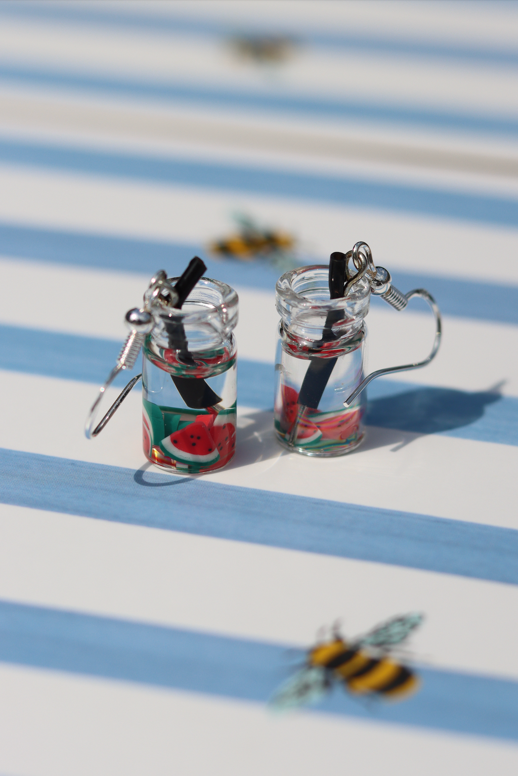 Boba Tea Fruit Earrings