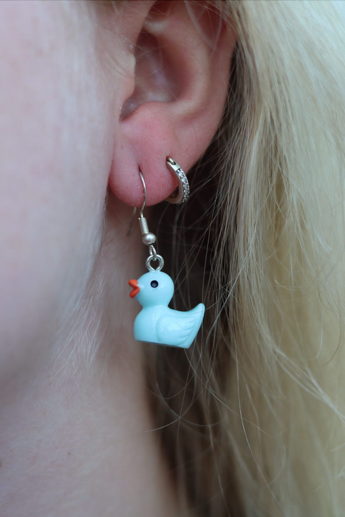 Duck Earrings