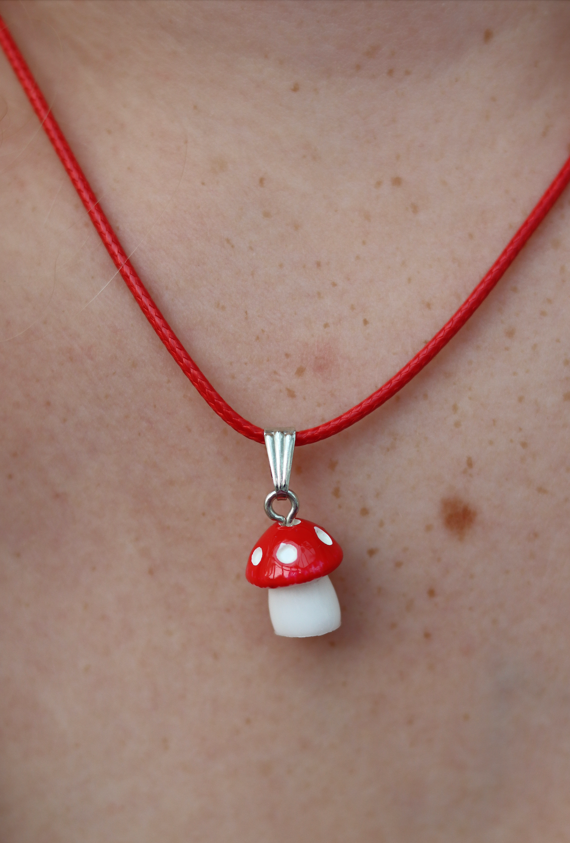 Mushroom Necklace